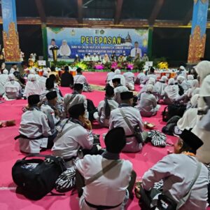 Polres Lombok Barat Amankan Pelepasan Jamaah Haji Kloter 11
