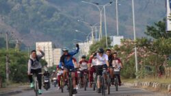 Jaga Kesehatan dan Keakraban, Kapolres Bima Kota Gowes Bersama PJU dan Personel