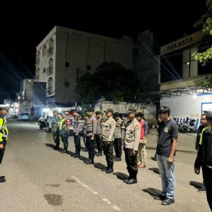Polres Bima Kota Patroli KRYD Malam Minggu, Ciptakan Situasi Aman dan Kondusif
