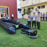 Polres Sumbawa Terima Satu Unit Perahu Karet Untuk Meningkatkan Operasional Polairud