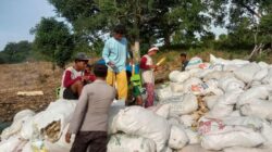 Rutin Membantu Kegiatan Petani, Bhabinkamtibmas Polsek Soromandi Dukung Ketahanan Pangan Nasional