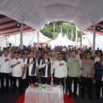 Polres Bima Kota Laksanakan Pengamanan Kunjungan Menteri Kesehatan RI dalam Peletakan Batu Pertama RSUD Kota Bima
