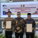 Polres Lombok Utara Tandatangi MoU dengan Dikbudpora, Wujudkan Dunia Pendidikan Yang Aman dan Bermartabat