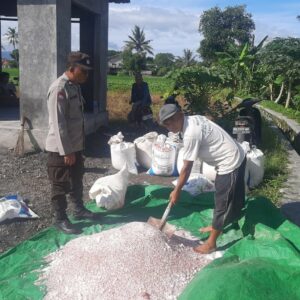 Polri Dukung Ketahanan Pangan di Kediri Lombok Barat
