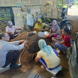 Polsek Kediri Dorong Swasembada Pangan dari Pekarangan Warga