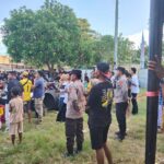 Pengamanan Ketat Warnai Road Show Peresean di Kediri
