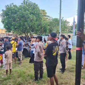 Pengamanan Ketat Warnai Road Show Peresean di Kediri