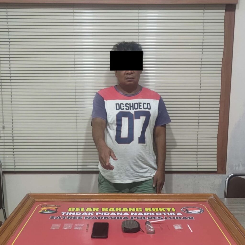 Residivis Pengedar Sabu Ditangkap di Lombok Barat