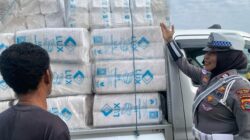 Satlantas Polres Bima Kota Sosialisasikan Bahaya Overload kepada Pengemudi Pick Up