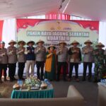 Grownbreaking Pembangunan Gudang Jagung di Moyo Utara, Polres Sumbawa Pastikan Kegiatan Berjalan Aman