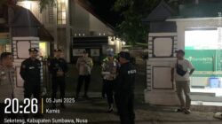 Polres Sumbawa Amankan Pawai Takbiran Idul Adha di Kantor Camat Sumbawa