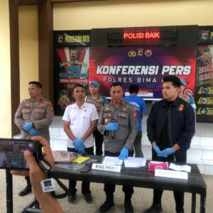 Kerja Cepat, Polres Bima Kota Tangkap dan Tetapkan Tersangka Pembunuhan Sadis di Kos Mande