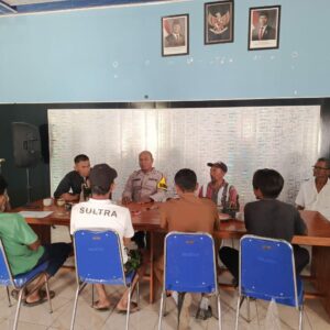 Bhabinkamtibmas Desa Kelanir Fasilitasi Mediasi Dua Keluarga, Persoalan Remaja Diselesaikan Secara Kekeluargaan