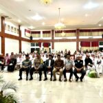 Kapolres Dompu Sambut Kedatangan Jamaah Haji Kloter 12 Kabupaten Dompu Tahun 1446 H / 2025 M