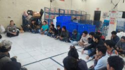 Sat Lantas Polres Lombok Utara Sosialisasi Tertib Lalu Lintas kepada Komunitas Driver Shopee Express