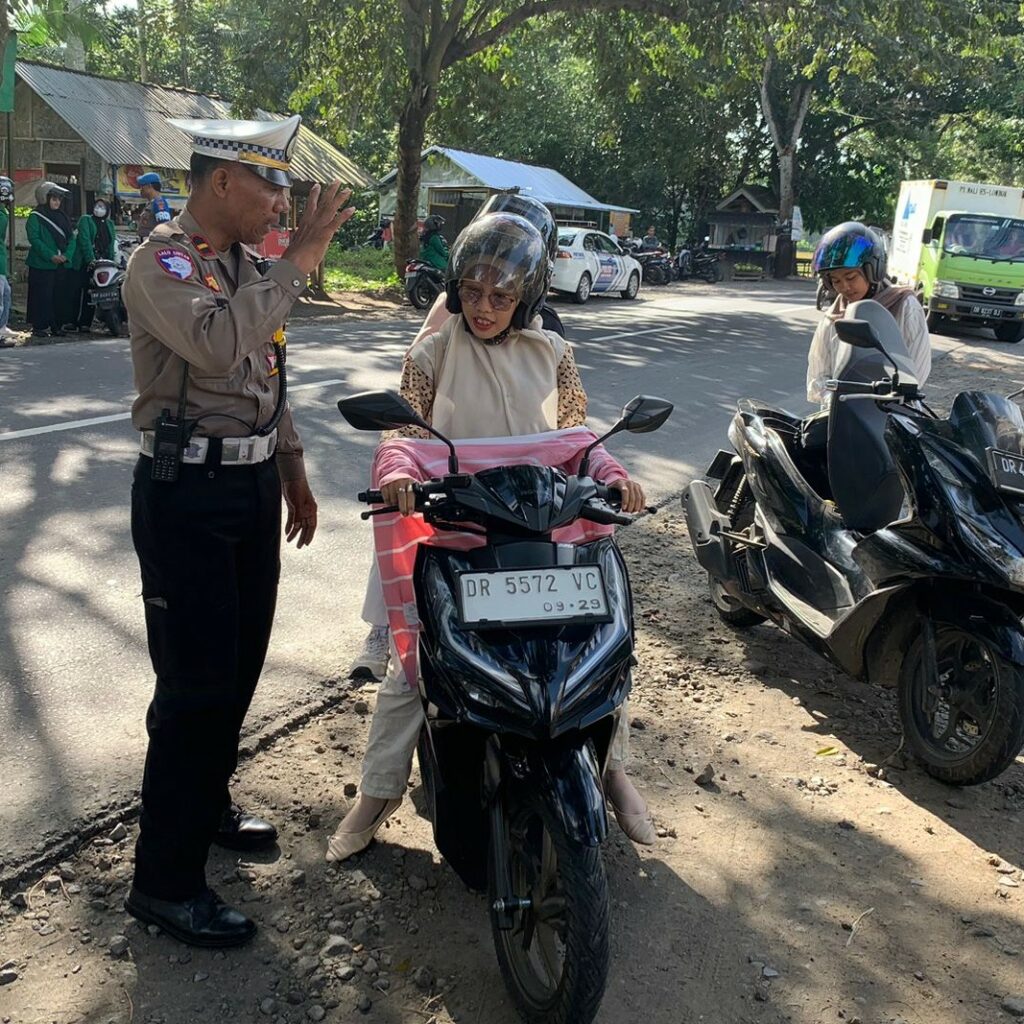 Satlantas Polres Lombok Barat Tindak 73 Pelanggar di Keling Kediri