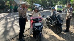 Satlantas Polres Lombok Barat Tindak 73 Pelanggar di Keling Kediri