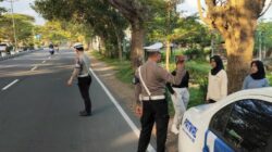 Edukasi dan Pencegahan 3C di Jalur Vital BIL oleh Satlantas Lombok Barat