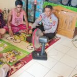 Kapolsek Hu’u Lakukan Silaturahmi dengan Korban Kecelakaan di Jalan Lakey Dompu