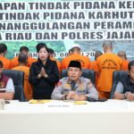 Polda Riau Tangkap 46 Tersangka Kejahatan Kehutanan, Tegaskan Komitmen Penegakan Hukum