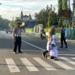 Personel Satlantas Polres Bima Kota Laksanakan Rawan Pagi, Antisipasi Kemacetan dan Laka Lantas