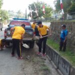Personel Polsek Wawo Laksanakan Korvei Kebersihan Mako, Wujudkan Lingkungan Kerja yang Bersih dan Sehat