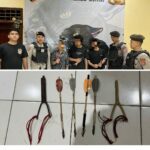 Patroli KRYD di Jalur Rawan, Piket Fungsi Polres Bima Amankan 3 Pemuda dan Empat Busur Panah Lengkap