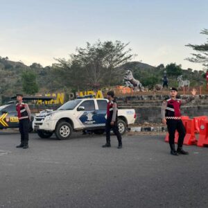 Urai Kemacetan dan Cegah Potensi Aksi Kriminalitas Satsamapta Polres Bima Optimalkan Patroli KRYD Sore Hari