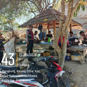 Sat Samapta Polres Sumbawa Gelar Patroli KRYD di Karang Dima, Antisipasi Aksi 3C