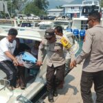 Polsek Pemenang Evakuasi Korban Peserta FORNAS NTB