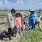 Bhabinkamtibmas Montong Are Dorong Ketahanan Pangan Lewat Pendampingan Petani