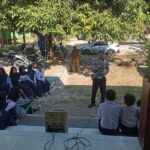Sat Lantas Polres Lombok Utara Sosialisasikan Tertib Berlalu Lintas di SMPN 3 Gangga