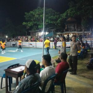 Polsek hu’u amankan giat turnamen volly ball pt. stm cup iv tahun 2025