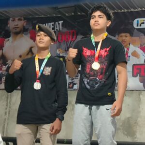Anggota Polres Sumbawa Barat Sabet Medali Perak di Kejuaraan Muaythai Fornas 2025
