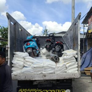 Polres Loteng Amankan Empat (4) Sepeda Motor Tanpa Dokumen Dari Bali.