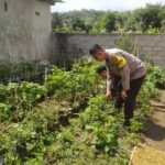 Bhabinkamtibmas Sekotong Tengah Dorong Warga Manfaatkan Pekarangan untuk Ketahanan Pangan