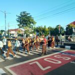 Depan SMPN 1 Tanjung, Sasar Pelajar Demi Kelancaran dan Keamanan Lalu Lintas
