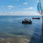 Sat Polairud Polres Bima Kota Amankan Lomba Dayung Festival Sangiang Api 2025