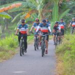 Kapolres Lombok Utara Gelar Gowes Kamtibmas Jilid 13 di Rangkaikan Baksos