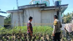 Bhabinkamtibmas Arjangka Sambangi Warga, Dorong Ketahanan Pangan dan Jaga Kamtibmas