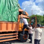 Polsek Lembar Perketat Pengamanan Bongkaran KM DLN Batulayar di Pelabuhan Nusantara Satu