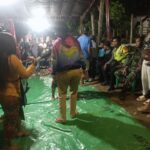 Sinergitas Bhabinkamtibmas dan Bhabinsa Amankan Hiburan Rakyat di Acara Pernikahan Warga Binaan