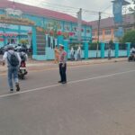 Sat Lantas Polres Bima Kota Gelar Rawan Pagi/Strong Point, Pastikan Kelancaran Lalu Lintas