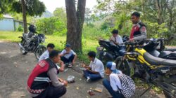 Personel Polsek Sekongkang Gelar Patroli dan Berikan Imbauan Kamtibmas kepada Pelajar