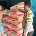 Polsek Gerung Pastikan Stok Jagung 30 Ton di Gudang Desa Beleka Aman