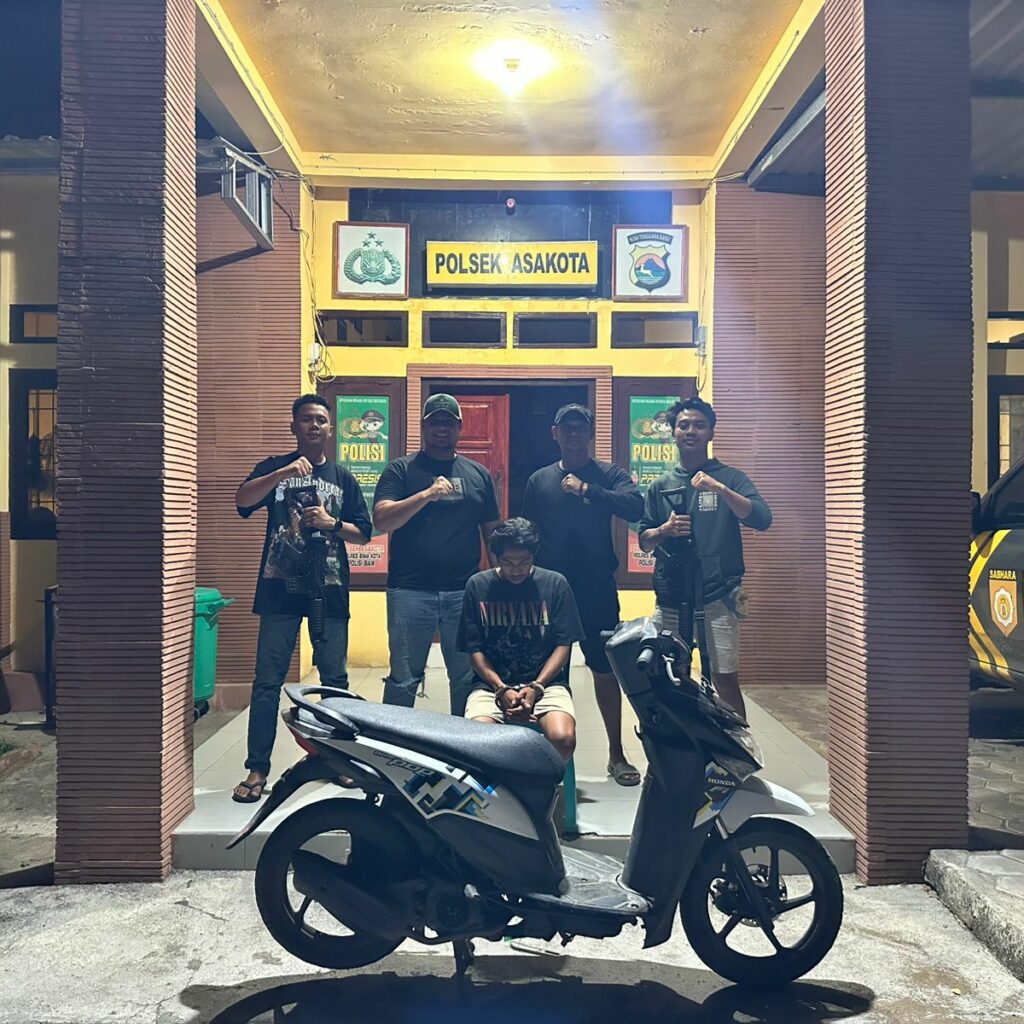 Gerebek Pelaku Gelapkan SPM, Tim Opsnal Polsek Asakota Temukan Paket Narkoba