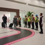 ‎Polres Loteng Amankan Kedatangan Riders Dan Crew MotoGP di Bizam. ‎
