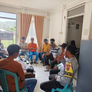 Musyawarah dan Kordinasi sebagai langkah Perkuat Keamanan Desa