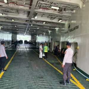 Polsek Kawasan Pelabuhan Lembar Perketat Pengamanan Jalur Penyeberangan ke Bali