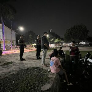 Sat Samapta Polres Dompu Intensifkan Patroli Malam, Remaja Dihimbau Hindari Pergaulan Bebas dan Aksi Premanisme